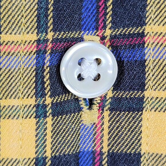 Polo Ralph Lauren Shirt Oxford Men's Size XL LS Button Down Yellow Plaid - Picture 6 of 9